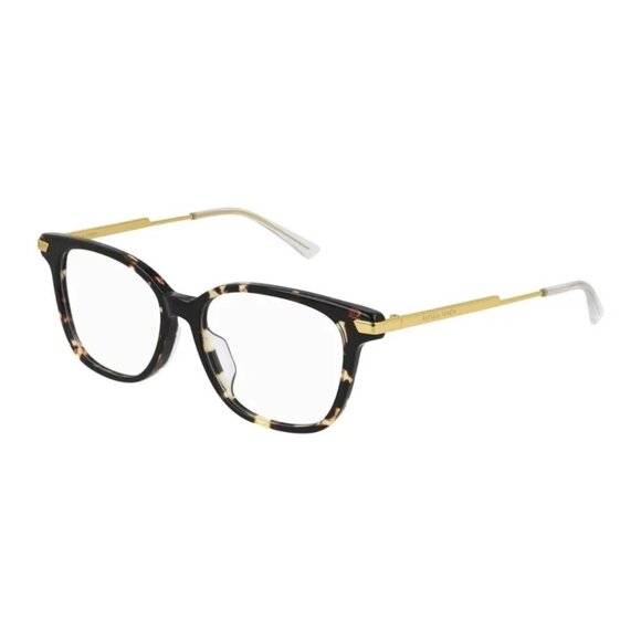 NEW  BOTTEGA VENETA EYEGLASSES HAVANA WOMEN EYEWEAR BOTTEGA VENETA BV1074OA 002 - Picture 1 of 3